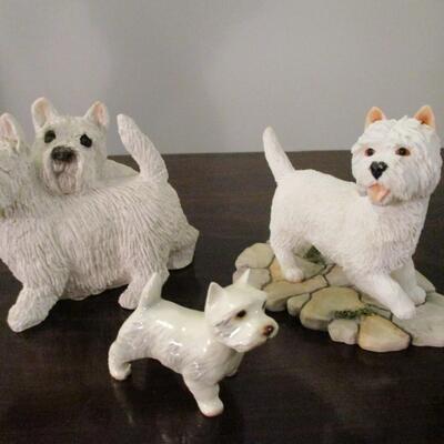 Terrier Figurines - Stone Critters & Sherratt & Simpson