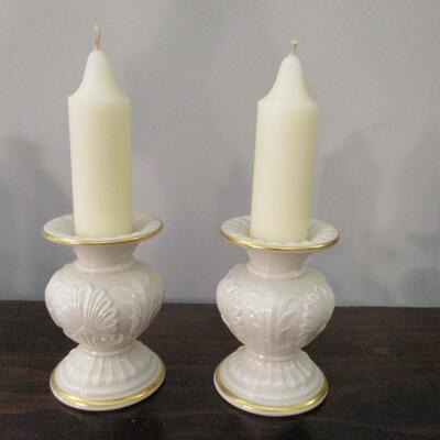 Lenox Athenian Collection Candle Holders - Heart Trinket Holder - Vase
