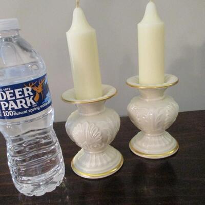 Lenox Athenian Collection Candle Holders - Heart Trinket Holder - Vase