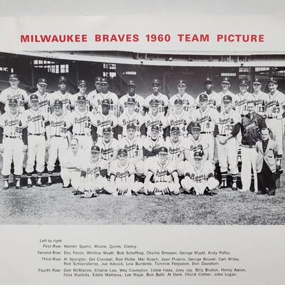 Milwaukee Brewers Baseball Team Photos   1953 through 1964, & Mascot 