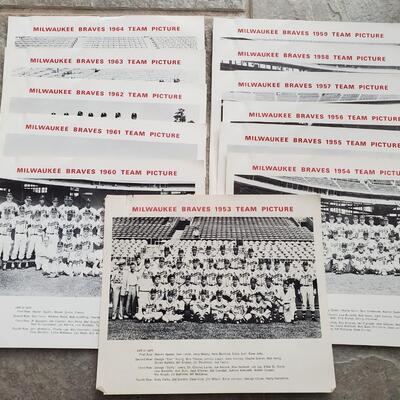 Milwaukee Brewers Baseball Team Photos   1953 through 1964, & Mascot 