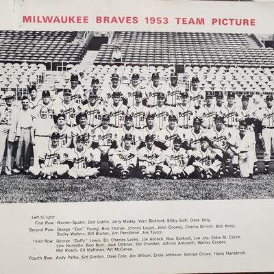 Milwaukee Brewers Baseball Team Photos   1953 through 1964, & Mascot 