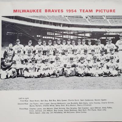 Milwaukee Brewers Baseball Team Photos   1953 through 1964, & Mascot 