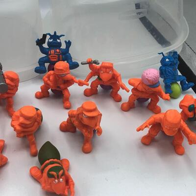 Vintage 1987 Hasbro Army Ants Set of Blue and Orange