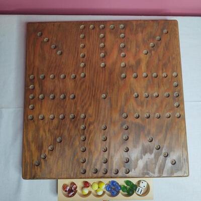 130 - Handmade Parcheesi Board