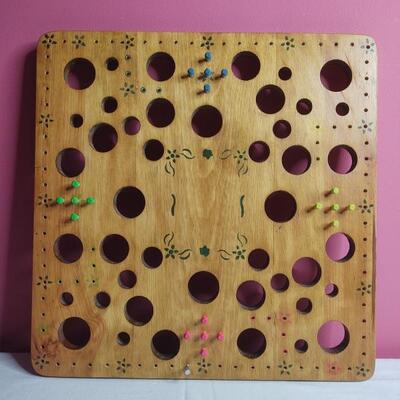 133 - Handmade Parcheesi Board