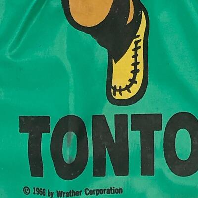 Vintage 1966 Tonto Vinyl Hand Puppet