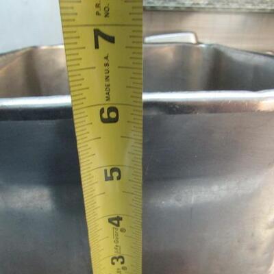 3 Stainless Steel Pans (10 3/8