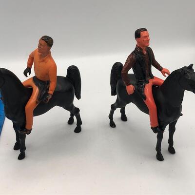 Vintage Large Scale Horse and Rider Figures