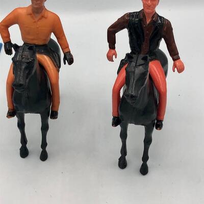 Vintage Large Scale Horse and Rider Figures