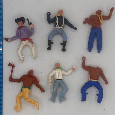 Vintage Collection of Cowboy Miniature Figures