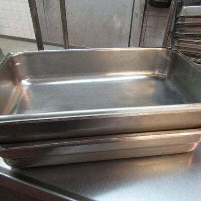 7 Stainless Steel Pans- 21