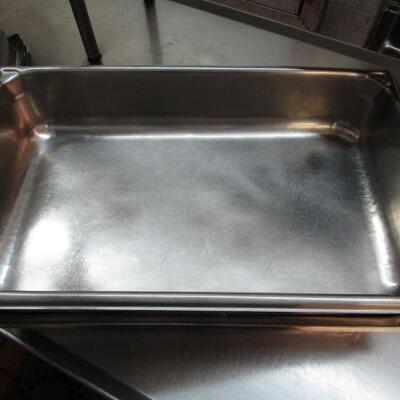 7 Stainless Steel Pans- 21