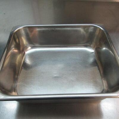 11 Stainless Steel Pans- 20 7/8