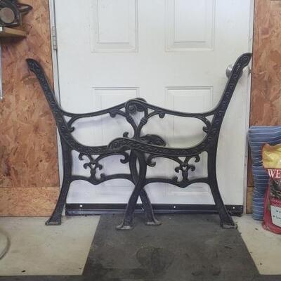 231 - Wrought Iron Bench Sides