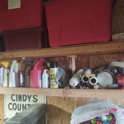 238 - Contents of 2 Shelves - Christmas Items
