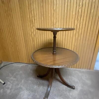Antique 2 Tiered  side Table