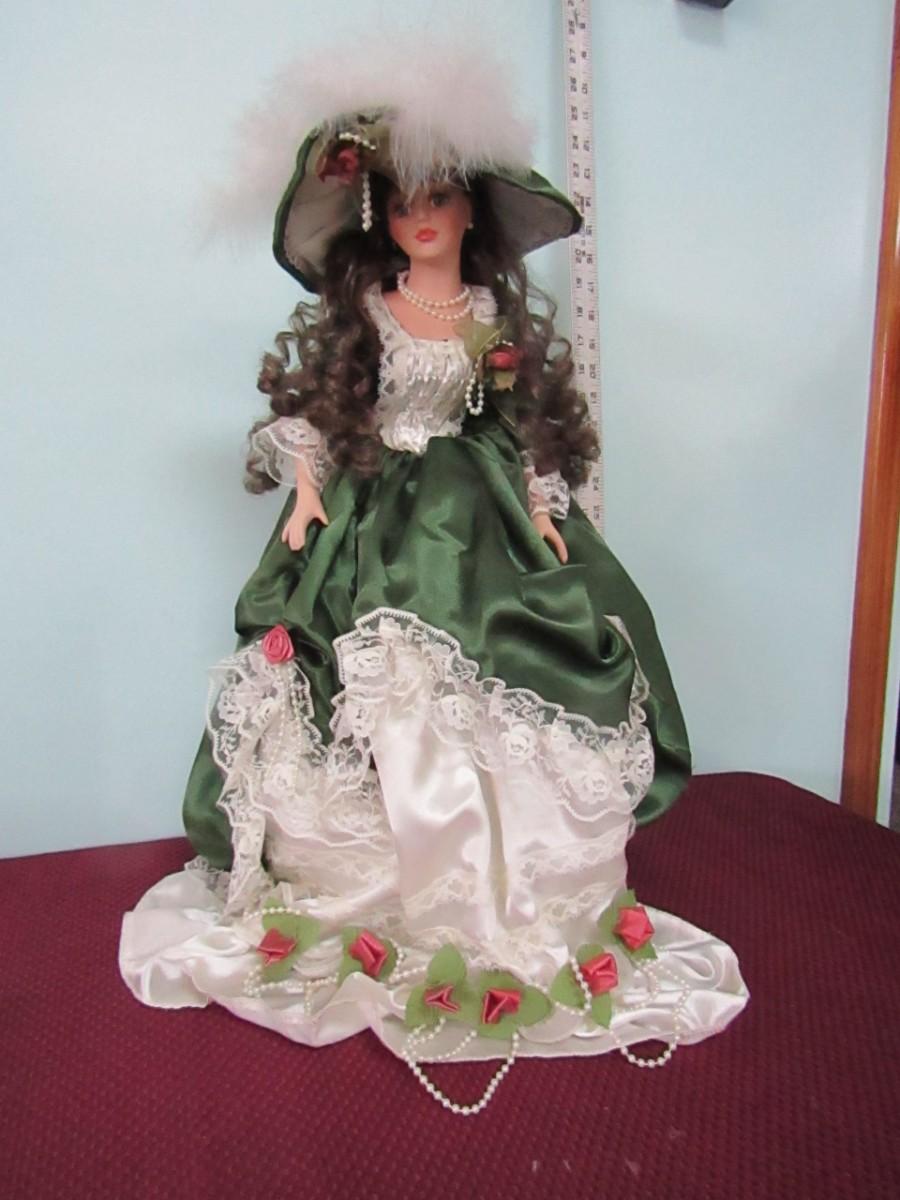 LOT SOUTHERN BELLE PORCELAIN DOLL EstateSales Org