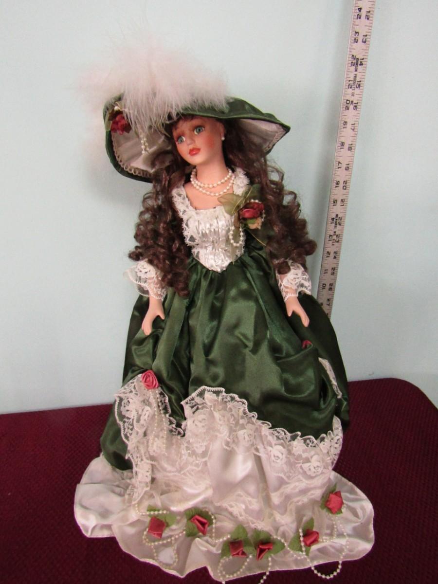 LOT SOUTHERN BELLE PORCELAIN DOLL EstateSales Org