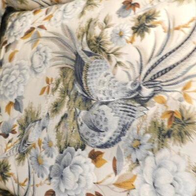 Vintage Upholstered Wing Back Chair #2 of 2  Front Parlor