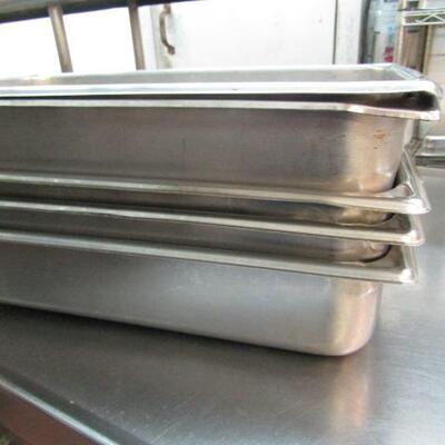 5 Stainless Steel Pans- 21
