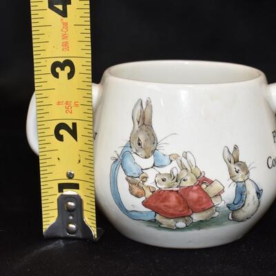 Wedgwood England Peter Rabbit 2 Handle Cup, Ceramic/China