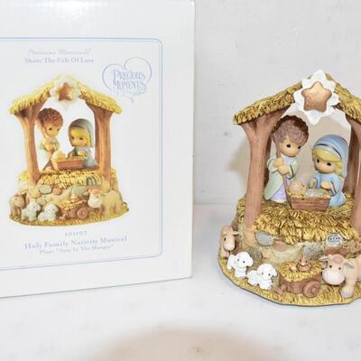 Precious Moments Musical Nativity Figurine 2009 