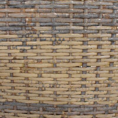 Wicker Foldable Room Divider Screen