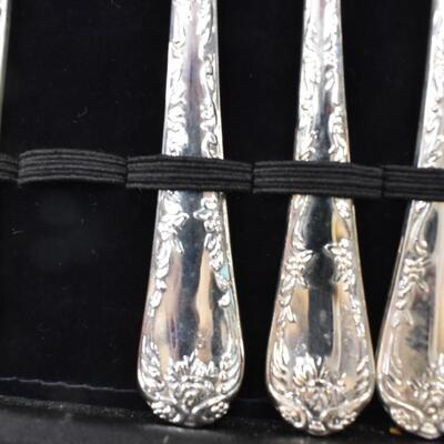 61 Piece Flatware, Silver Plated