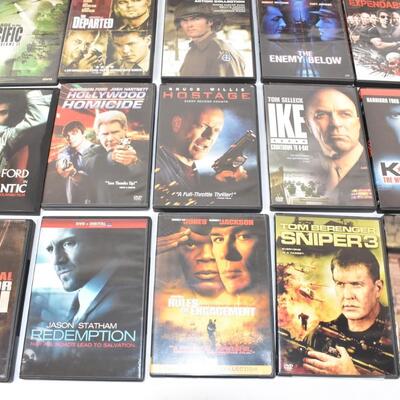 20 Action Movies on DVD:  4 Film Favorites -to- Training Day