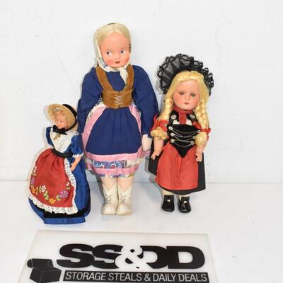 3 Decorative Dolls: 8