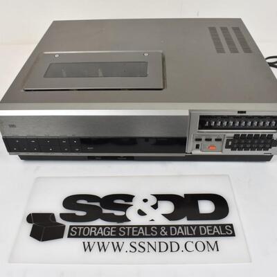 Vintage General Electric Video Cassette Recorder, Turns On