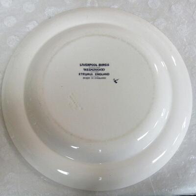 Antique Wedgwood Plate, Liverpool Birds, England