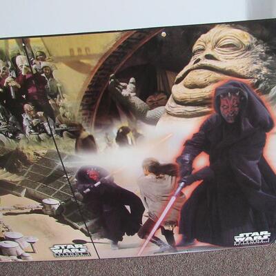 VERY RARE Star Wars Phantom Menace Store Wall Display From Kmart in Fond du Lac, WI, Double Sided