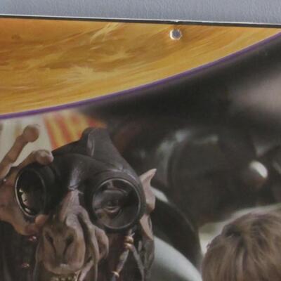 VERY RARE Star Wars Phantom Menace Store Wall Display From Kmart in Fond du Lac, WI, Double Sided