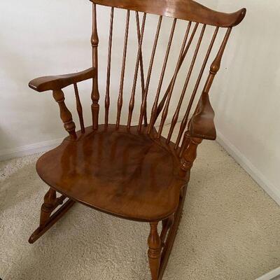 VINTAGE ROCKER ROCKING CHAIR. LIKELY NICHOLS & STONE. BUY IT NOW $140