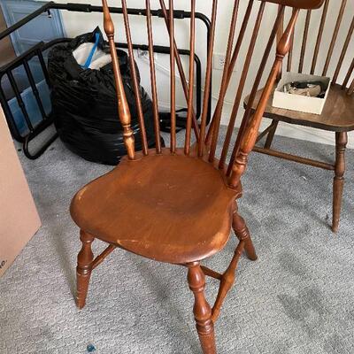 MATCHING VINTAGE CHAIR. LIKELY NICHOLS & STONE. BUY IT NOW $120