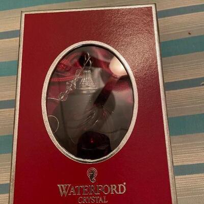 WATERFORD CHRYSTAL CHRISTMAS ORNAMENT. BUY IT NOW $20