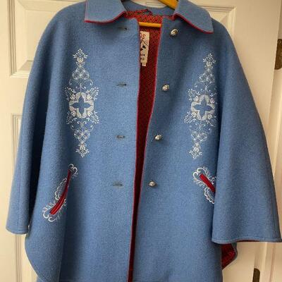VINTAGE BOOS AUSTRIAN STYLE CAPE. BUY IT NOW $50