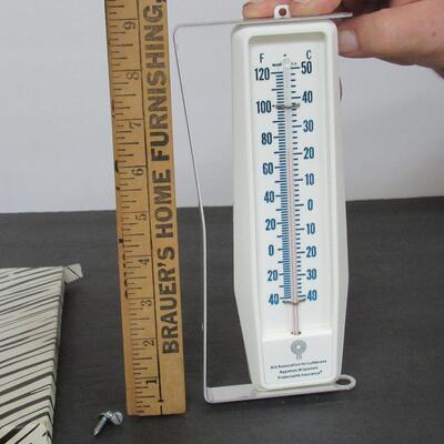 Metal Aid Association for Lutherans Thermometer