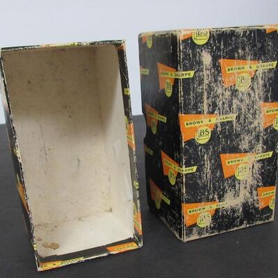 Lot of Vintage Advertising: Nevada Tray, Case Bathroom Tile, Ponds Jar, Brown and Sharp Empty Box