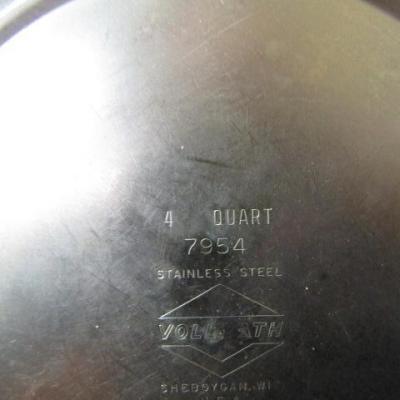 4 Quart Stainless Steel Measuring Cups- Three Count