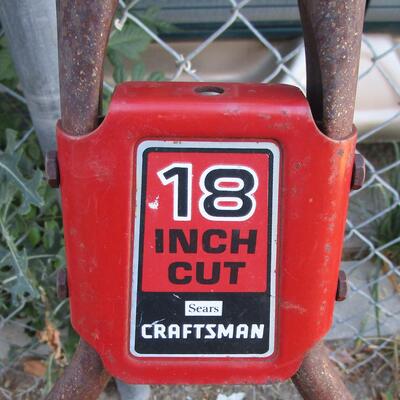 #2 Craftsman 18 inch vintage hand lawn mower