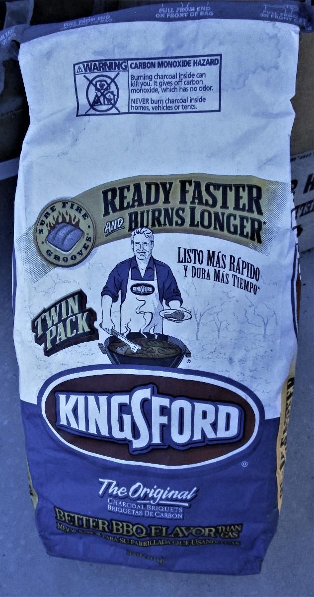 54 One new bag of Kingsford charcoal