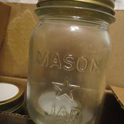 #59 Brand new Mason pint jars