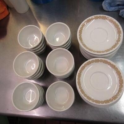 23 Shenango Soup Cups with Saucers