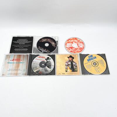 MALE COUNTRY MUSIC STARS CD LOT #2
