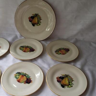 1 serving plate + 6 8 inch dessert plates by Lenox