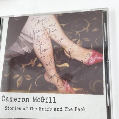 FOLK ROCK CD LOT - *SIGNED* CAMERON MCGILL