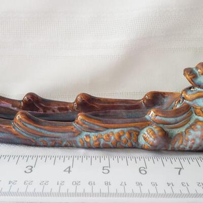 Ceramic incense holder dragon